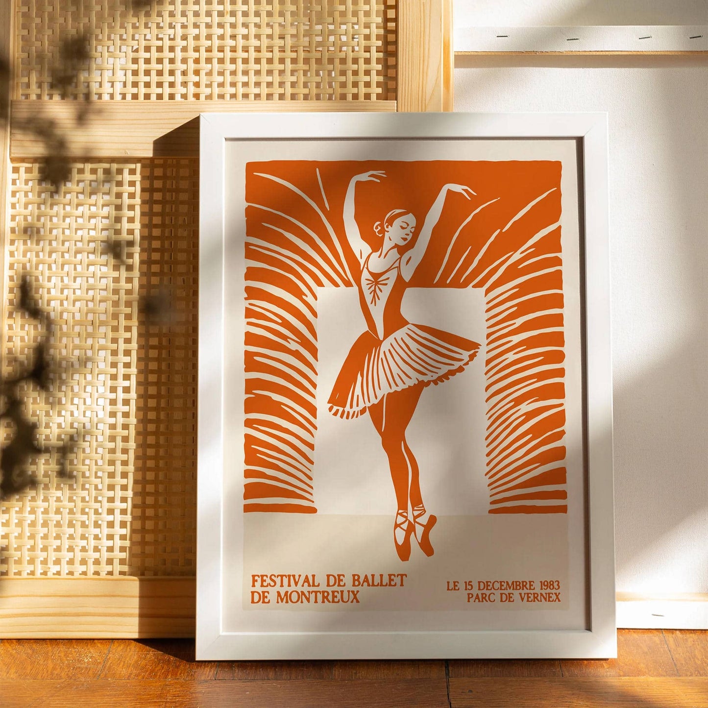 French Vintage Ballerina Poster - HypeSheriff