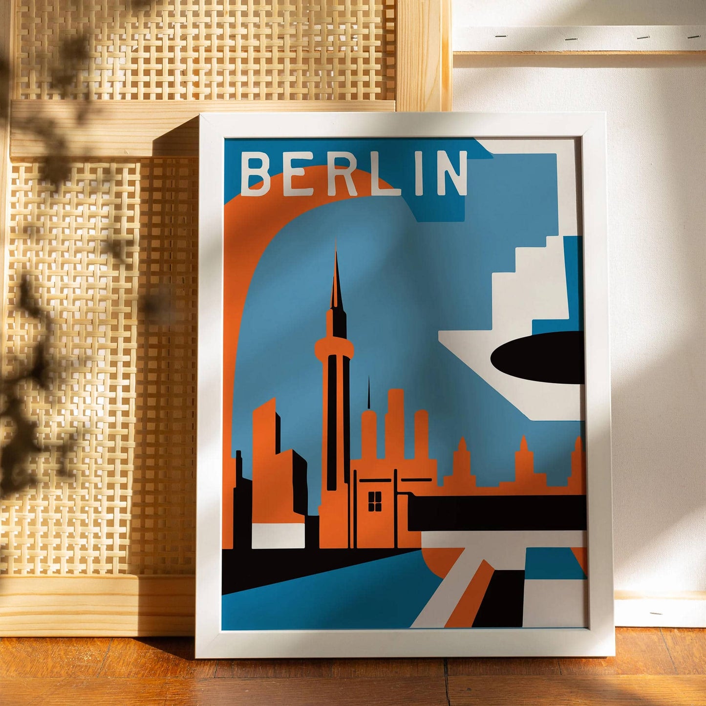 Berlin Minimalist Travel Poster - HypeSheriff
