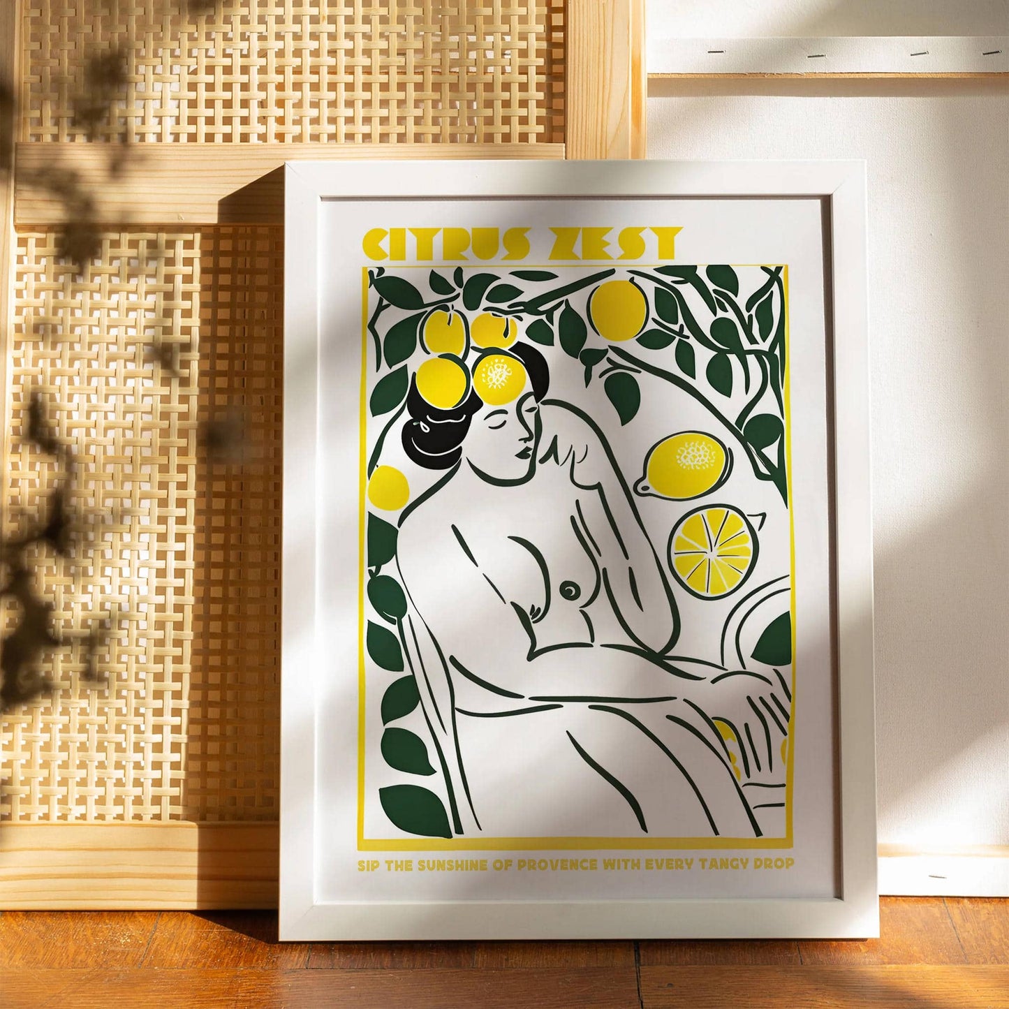 Citrus Zest Vintage Lemon Vibes Poster - HypeSheriff