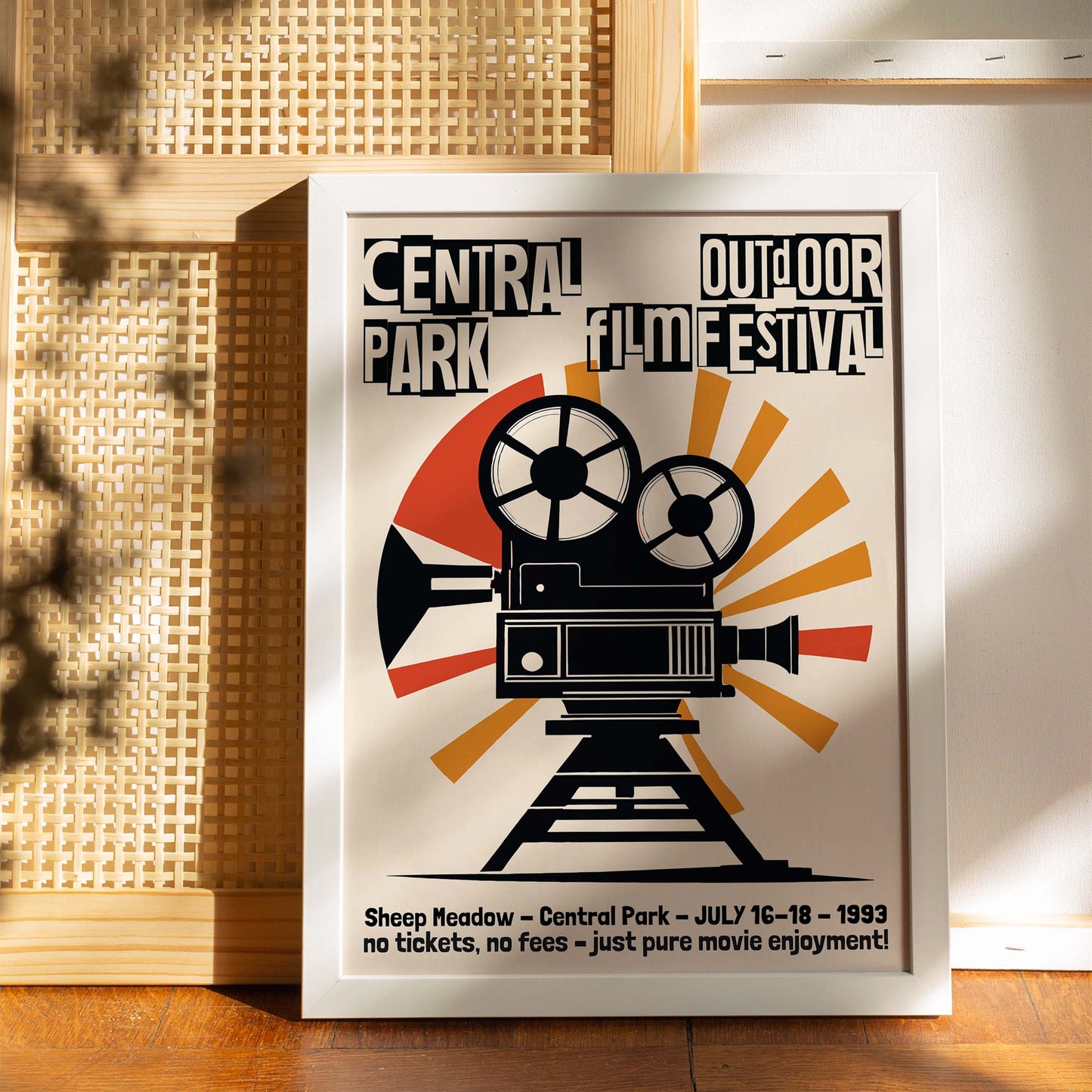 1993 Central Park Film Poster Print