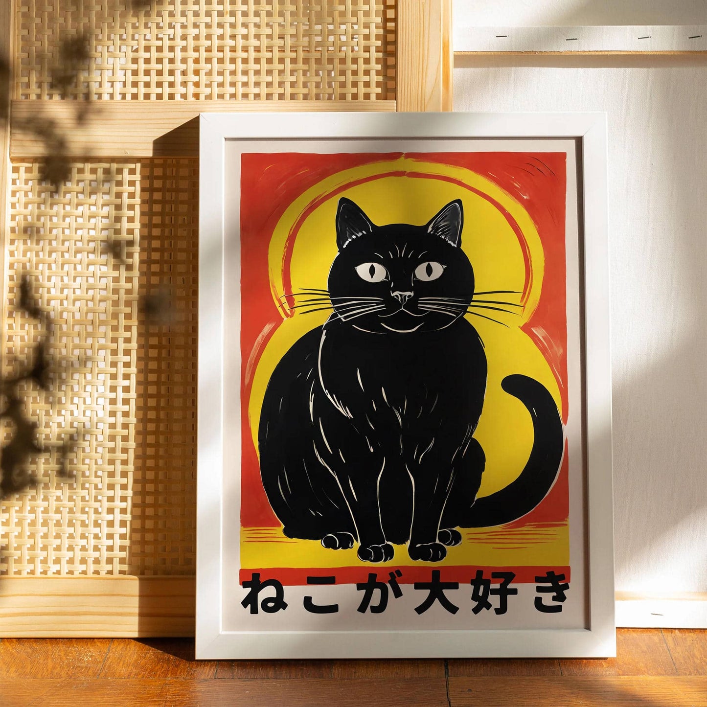 Japanese Cat Wall Art