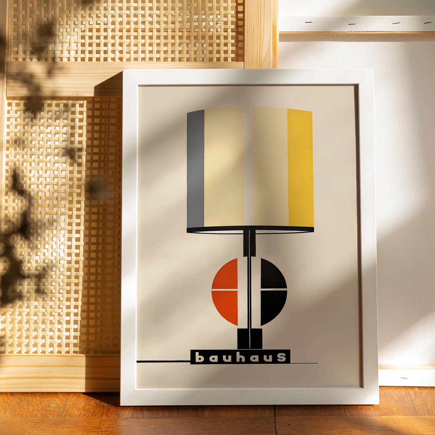 Minimalist Bauhaus Lamp Art Print - HypeSheriff