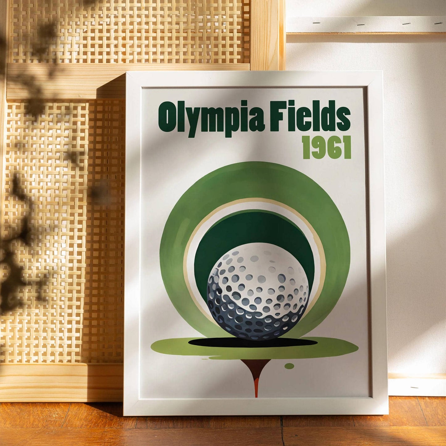 Olympia Fields 1961 Golfing Poster