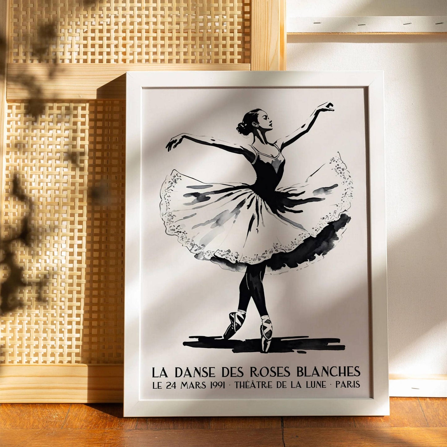 1991 Paris Ballet Retro Poster
