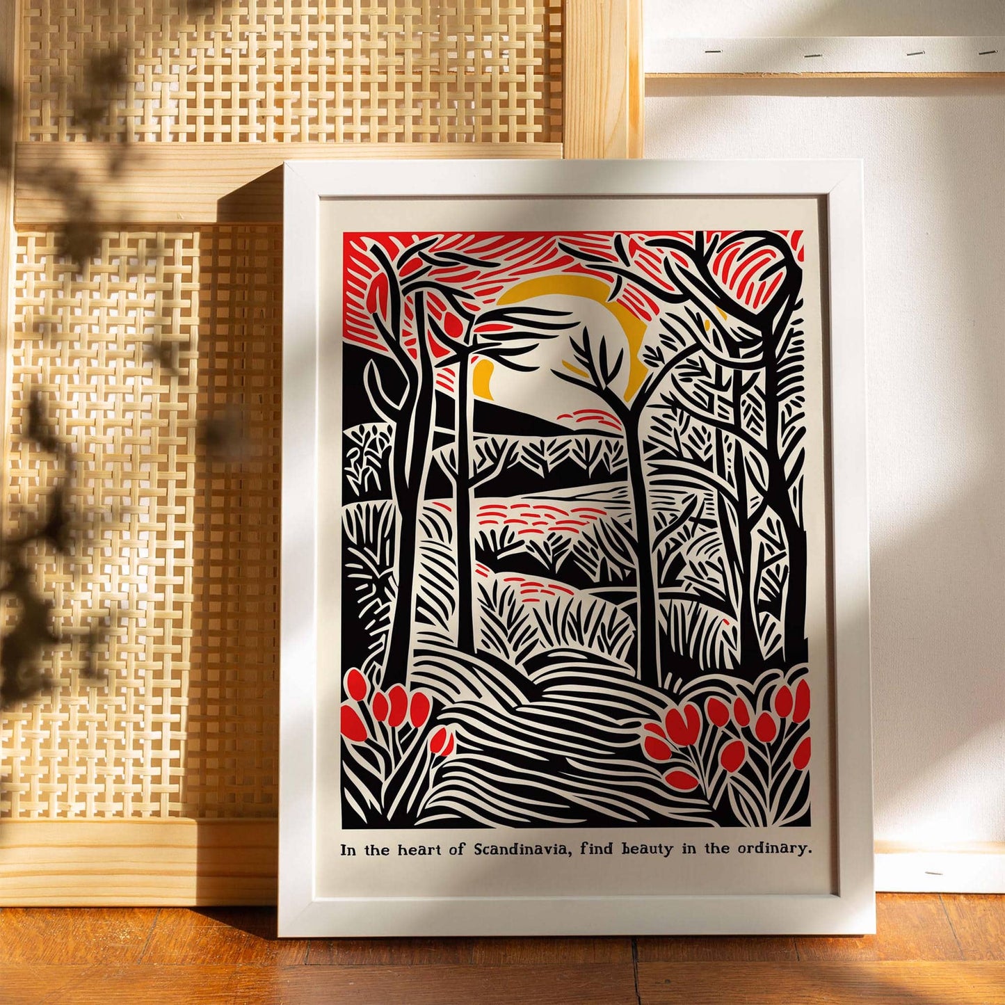 Scandinavian Forest Poster Print