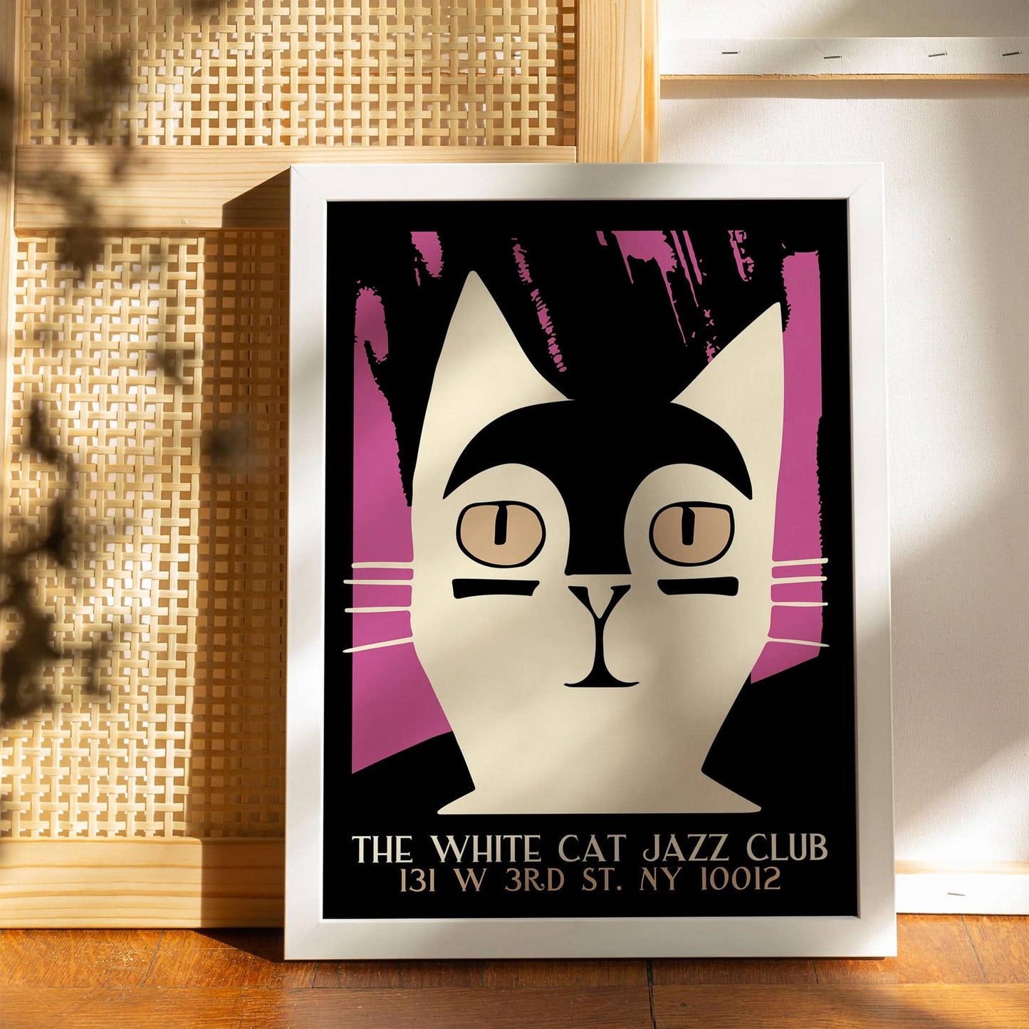 The White Cat Jazz Club Poster - HypeSheriff