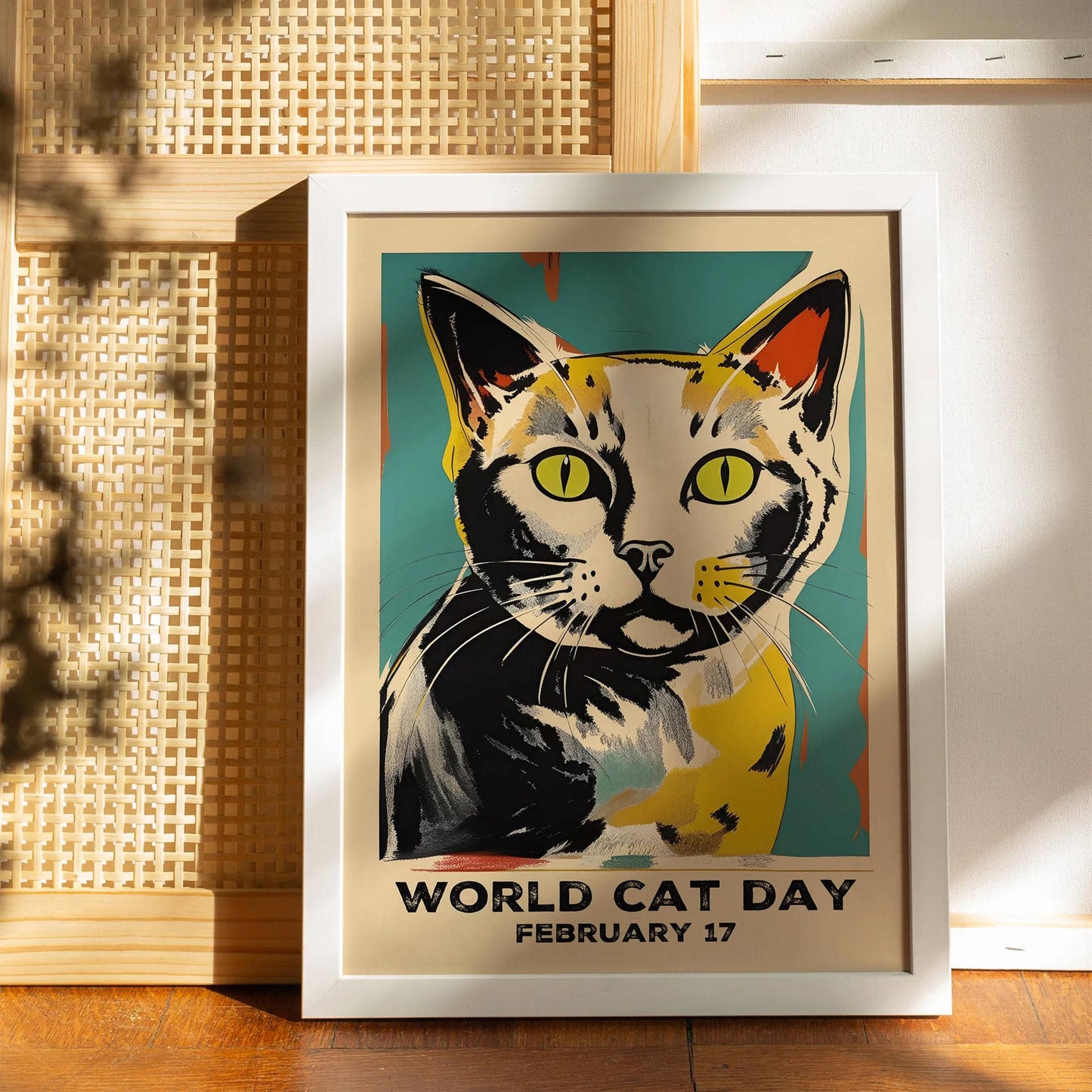 World Cat Day Vintage Print - HypeSheriff
