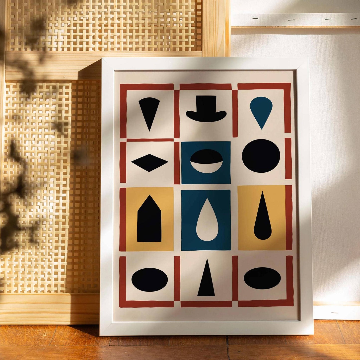 Retro Form Study Wall Art