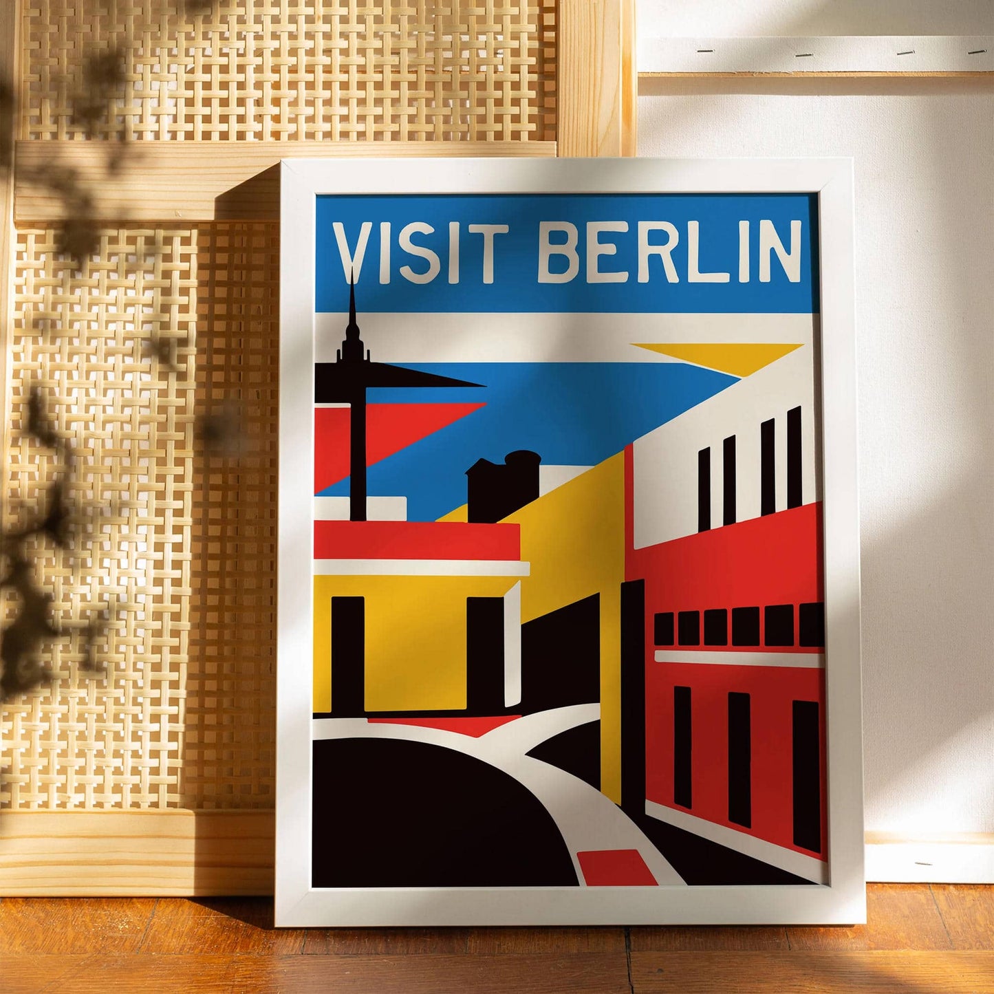 Minimal Berlin Travel Poster - HypeSheriff