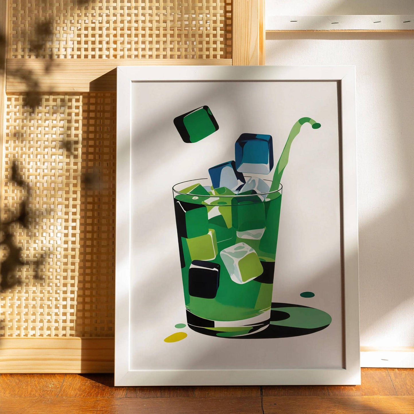 Iced Matcha Kitchen Wall Decor - HypeSheriff
