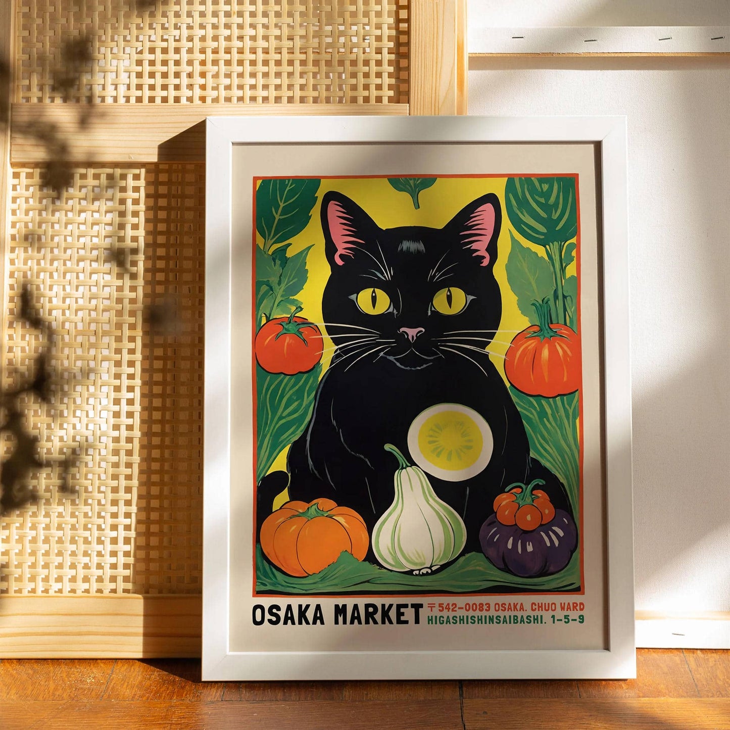 Osaka Market Vintage Poster