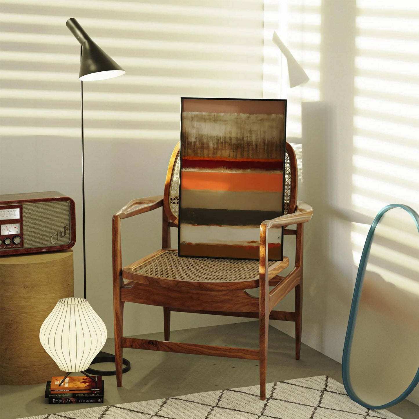 Earth Colors Minimalist Art Print - HypeSheriff