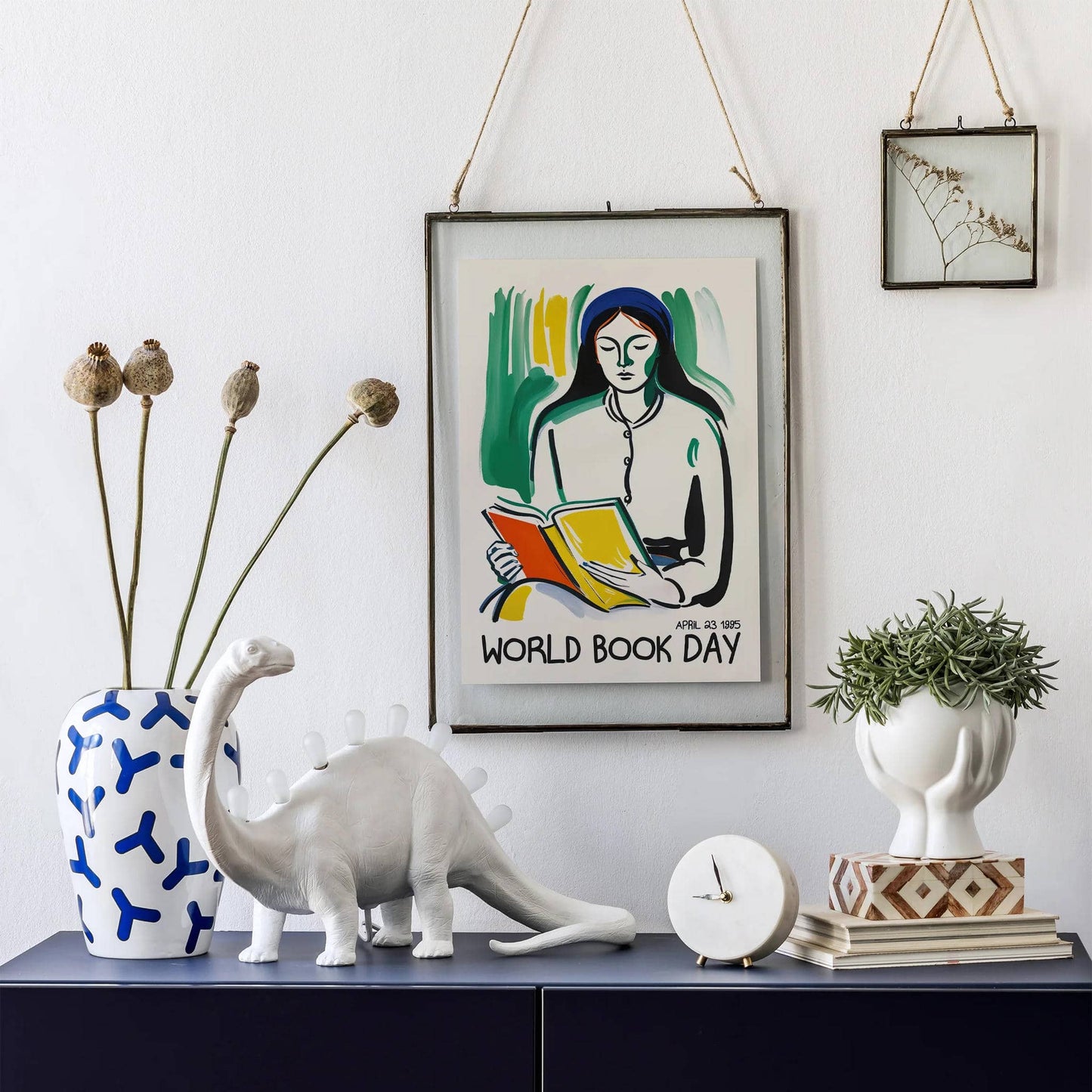 Vintage World Book Day Poster