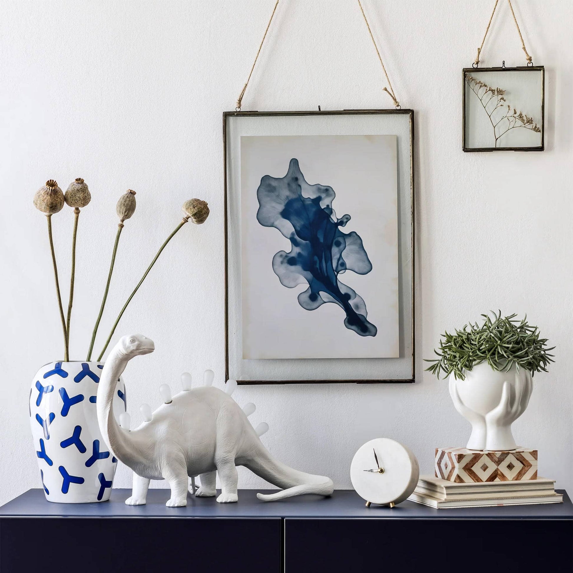 Blue Ink - Scandinavian Art Print - HypeSheriff