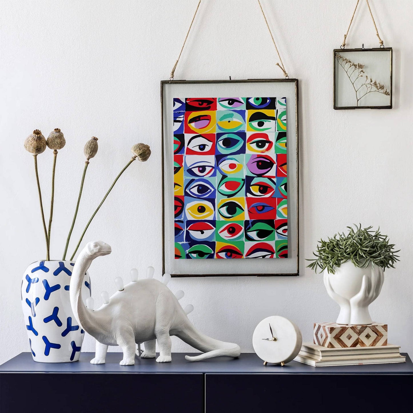 Pop-Art Stare Wall Art Print