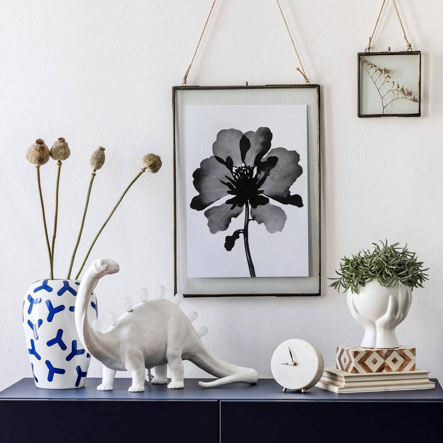 Floral Ink Scandinavian Poster - HypeSheriff