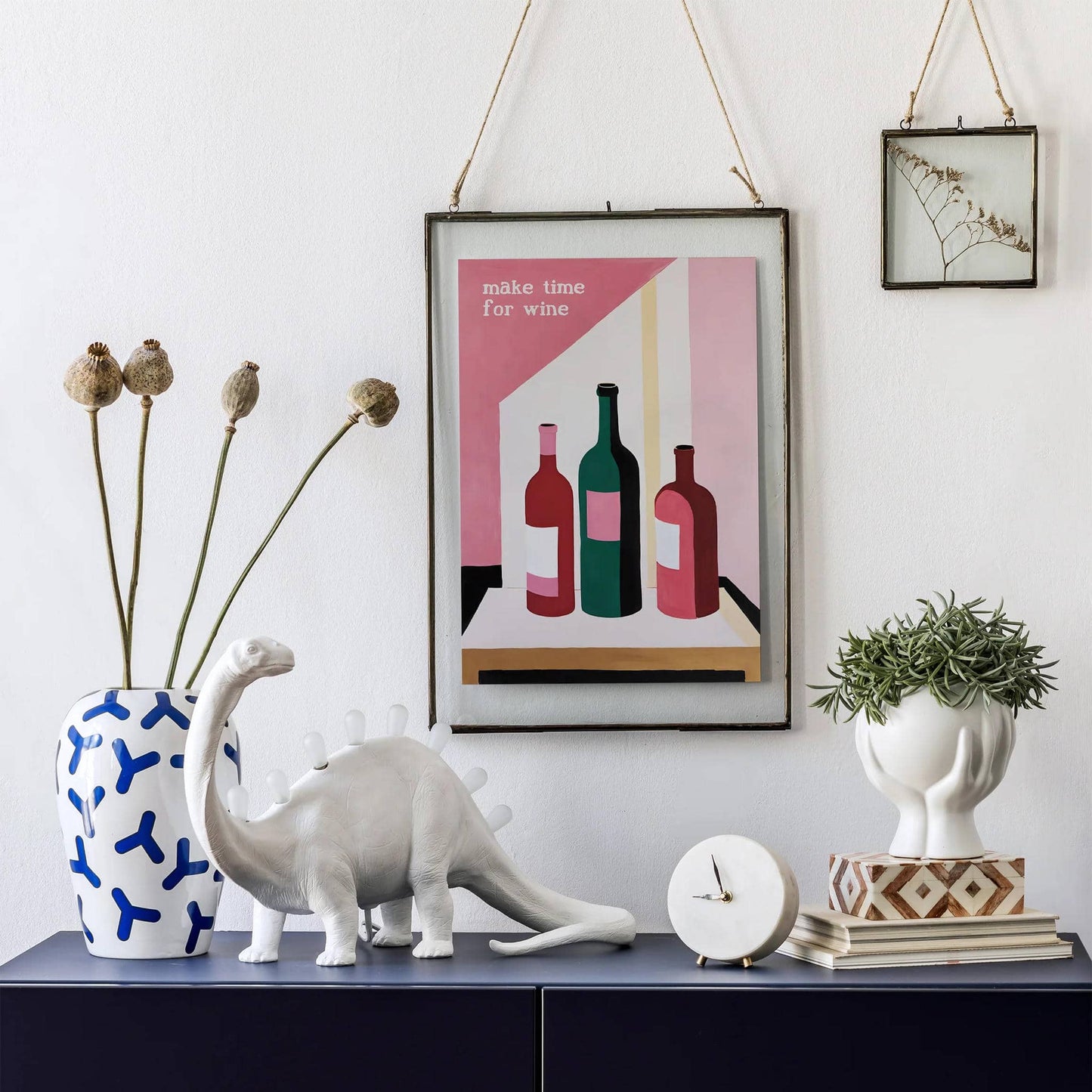 Make Time For Wine - Cute Poster - HypeSheriff