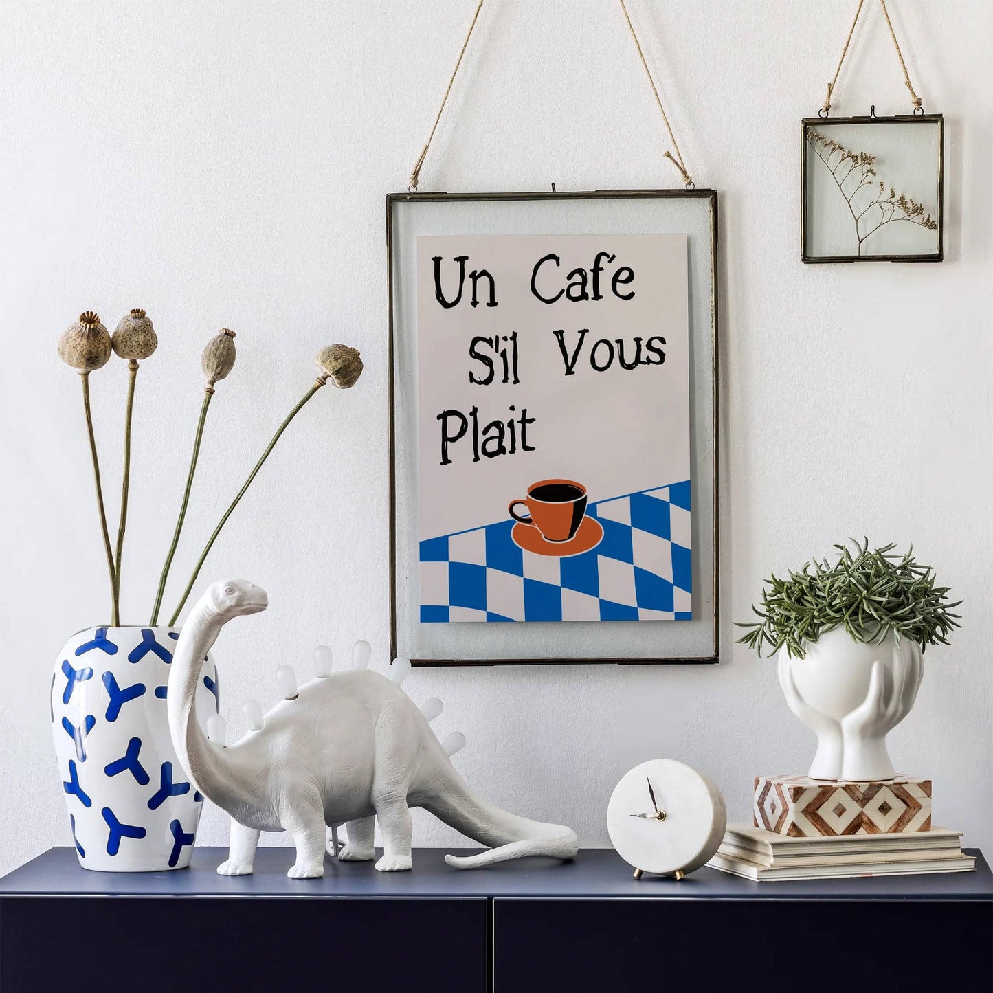 French Coffee Quote Poster - HypeSheriff