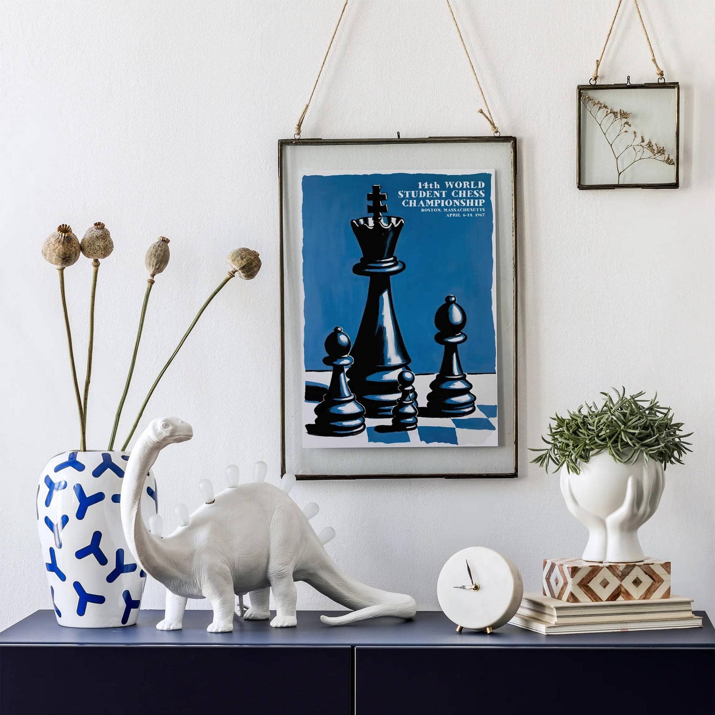 World Student Chess Championship Vintage Poster