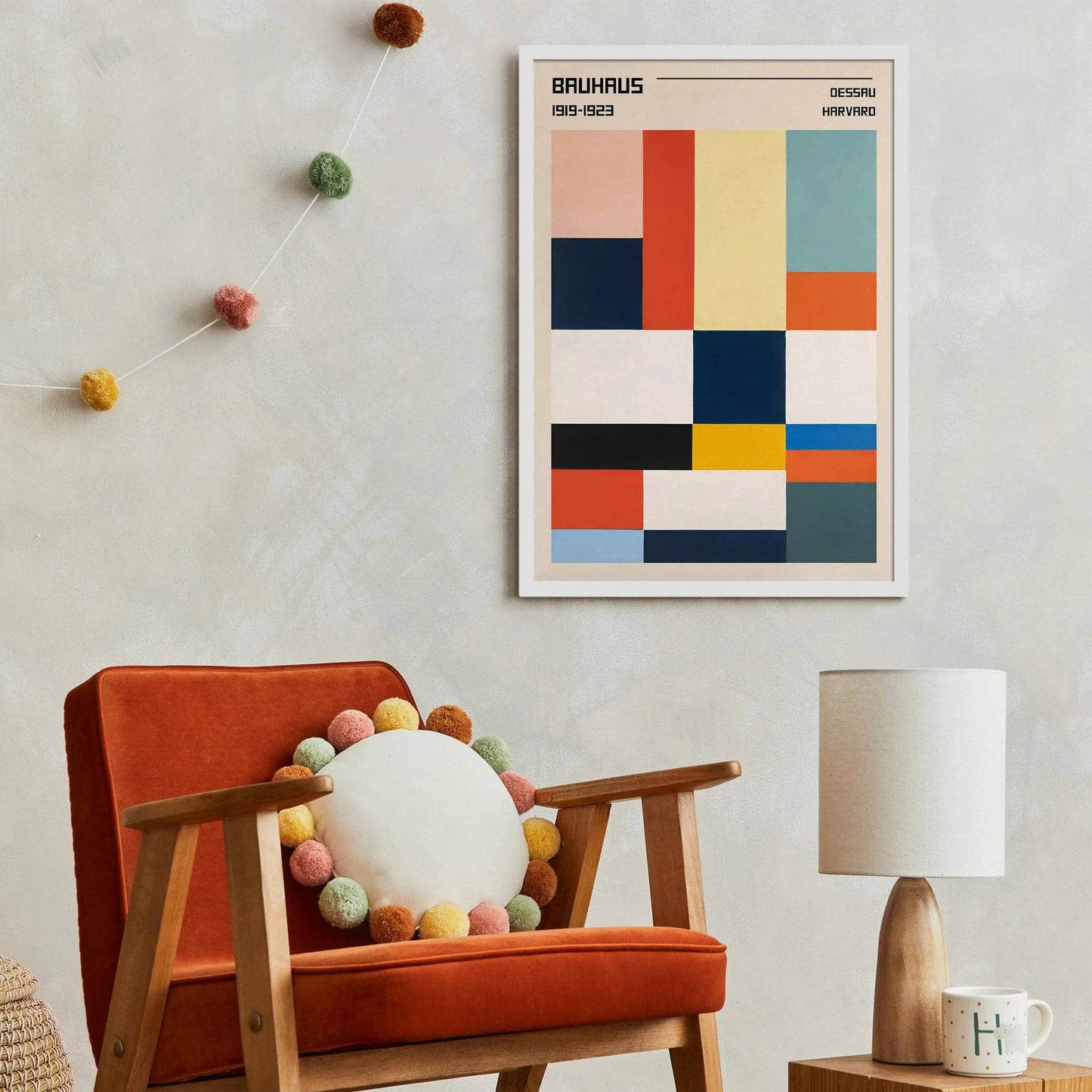Sleek Symmetry Bauhaus Poster - HypeSheriff