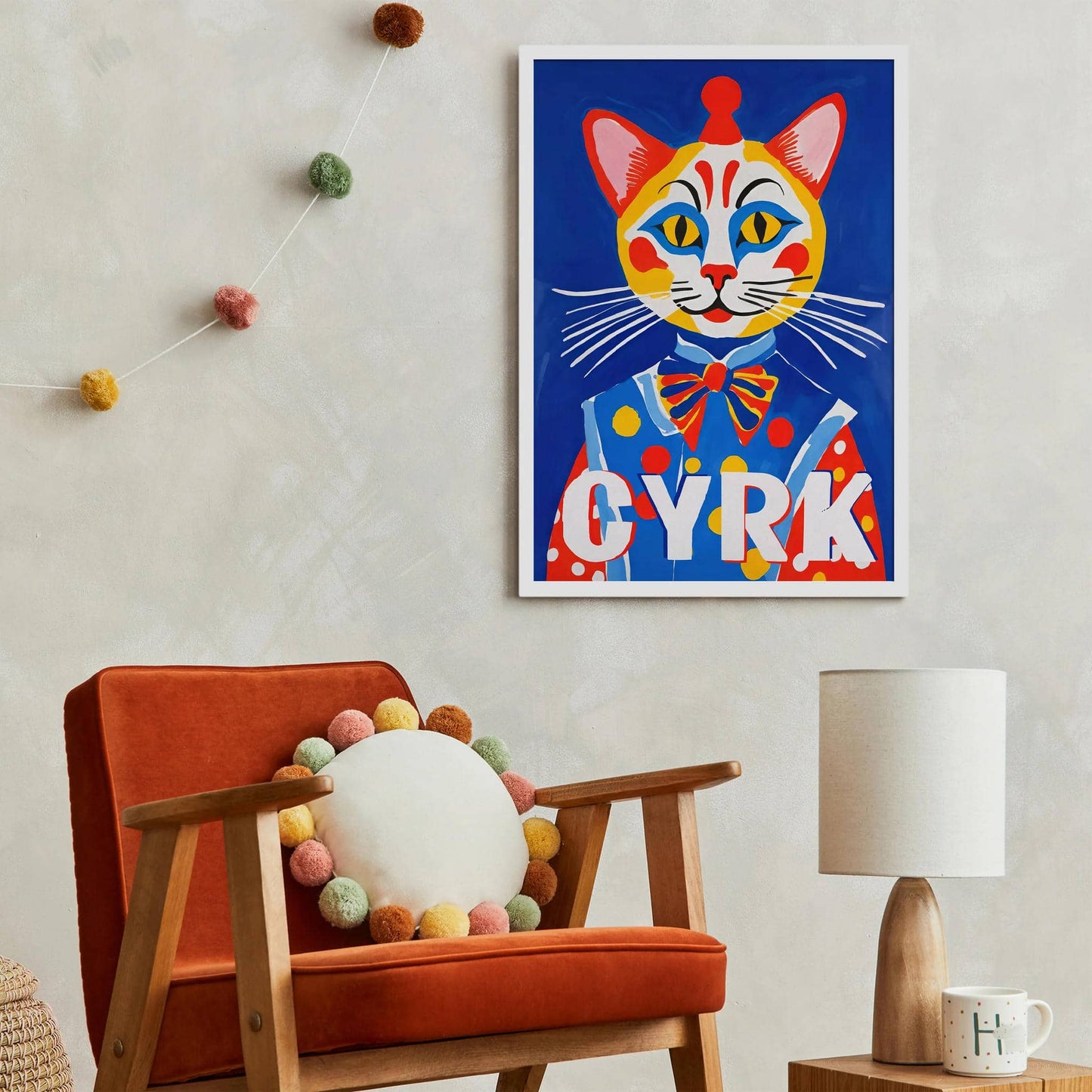 Retro European Circus Poster Print