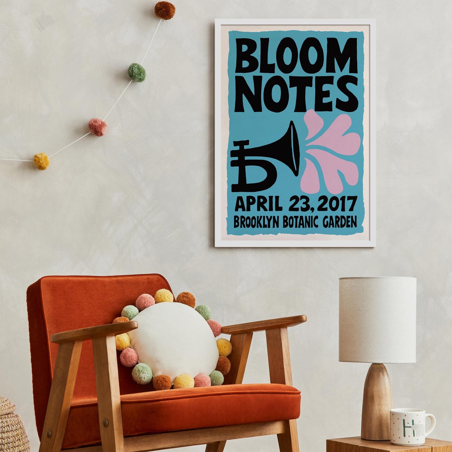 Bloom Notes Jazz Poster
