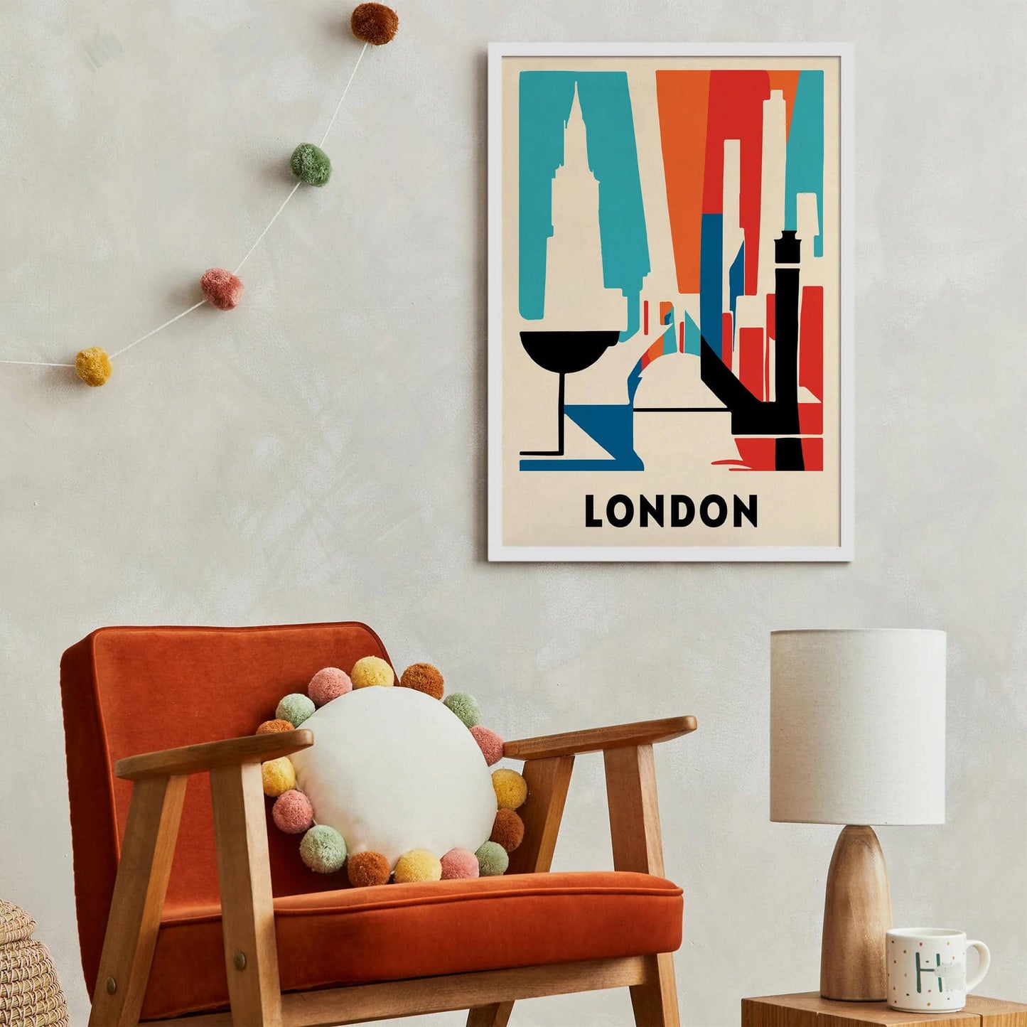 London Retro Travel Poster - HypeSheriff