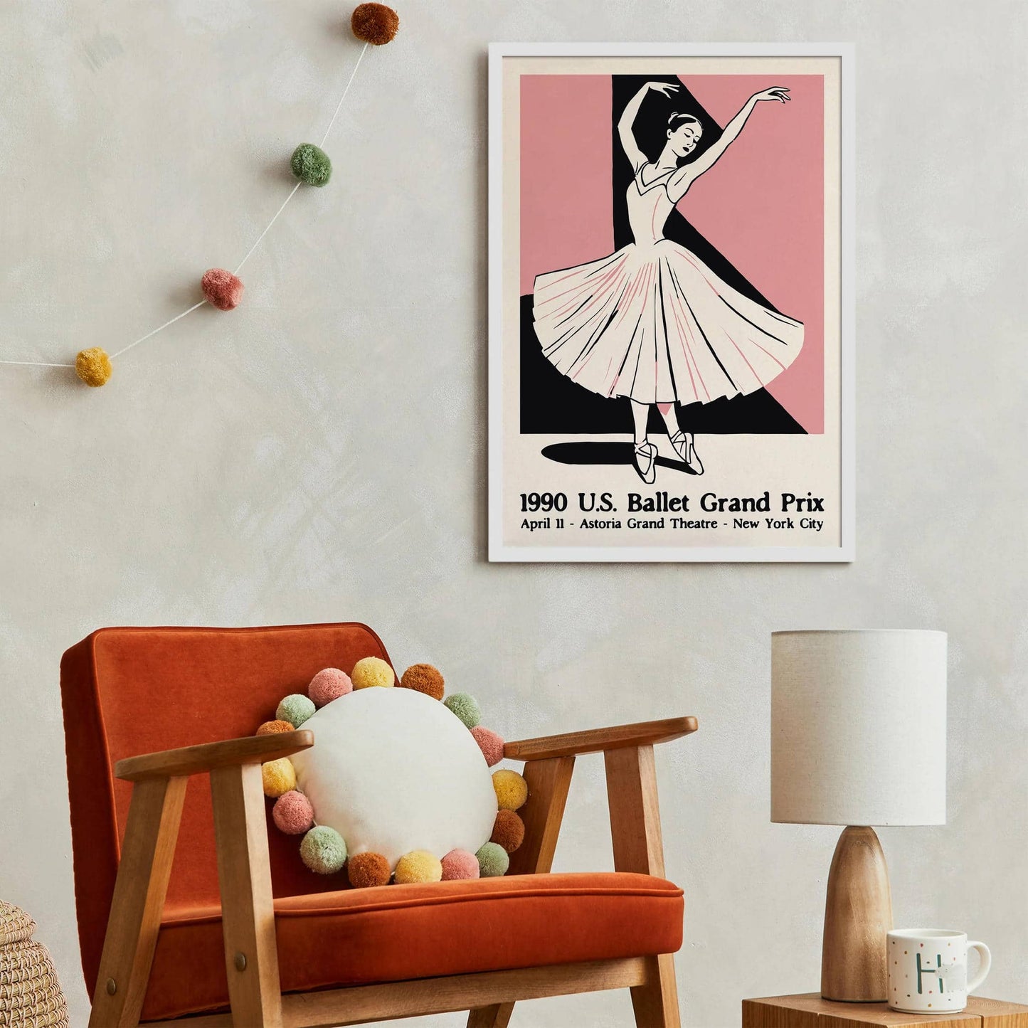 NYC Ballet Grand Prix Vintage Poster - HypeSheriff
