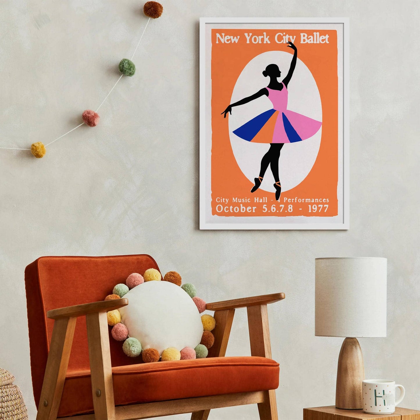 NYC Ballet 1977 Wall Art - HypeSheriff