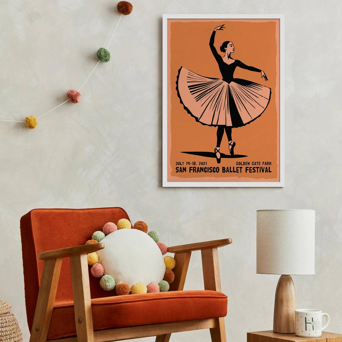 San Francisco Ballet Festival Wall Art Print