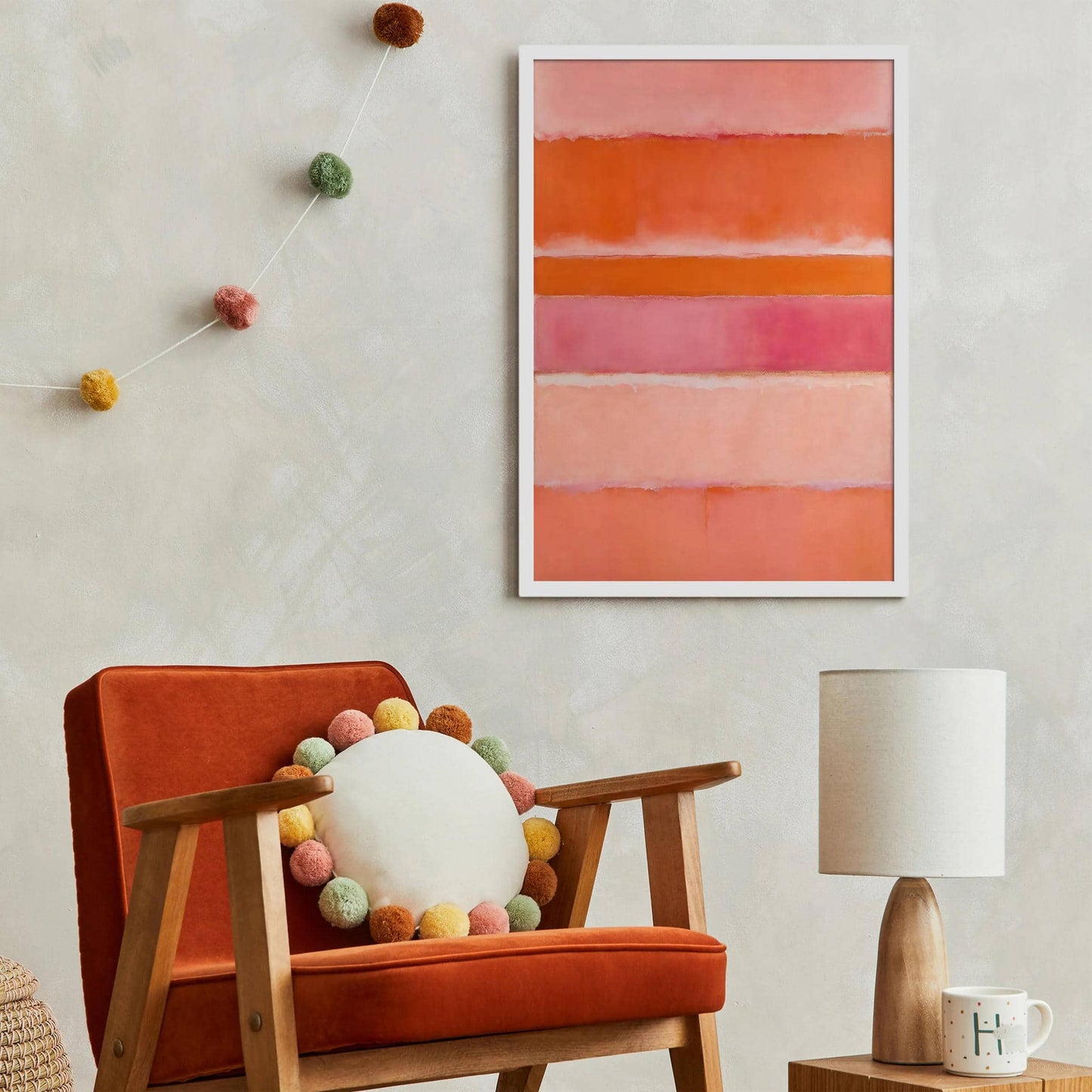 Abstract Summer Vibes Wall Art - HypeSheriff