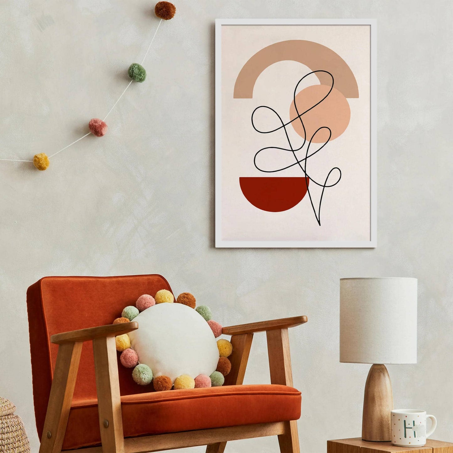 Minimalist Abstract Art Print – Modern Wall Decor Poster