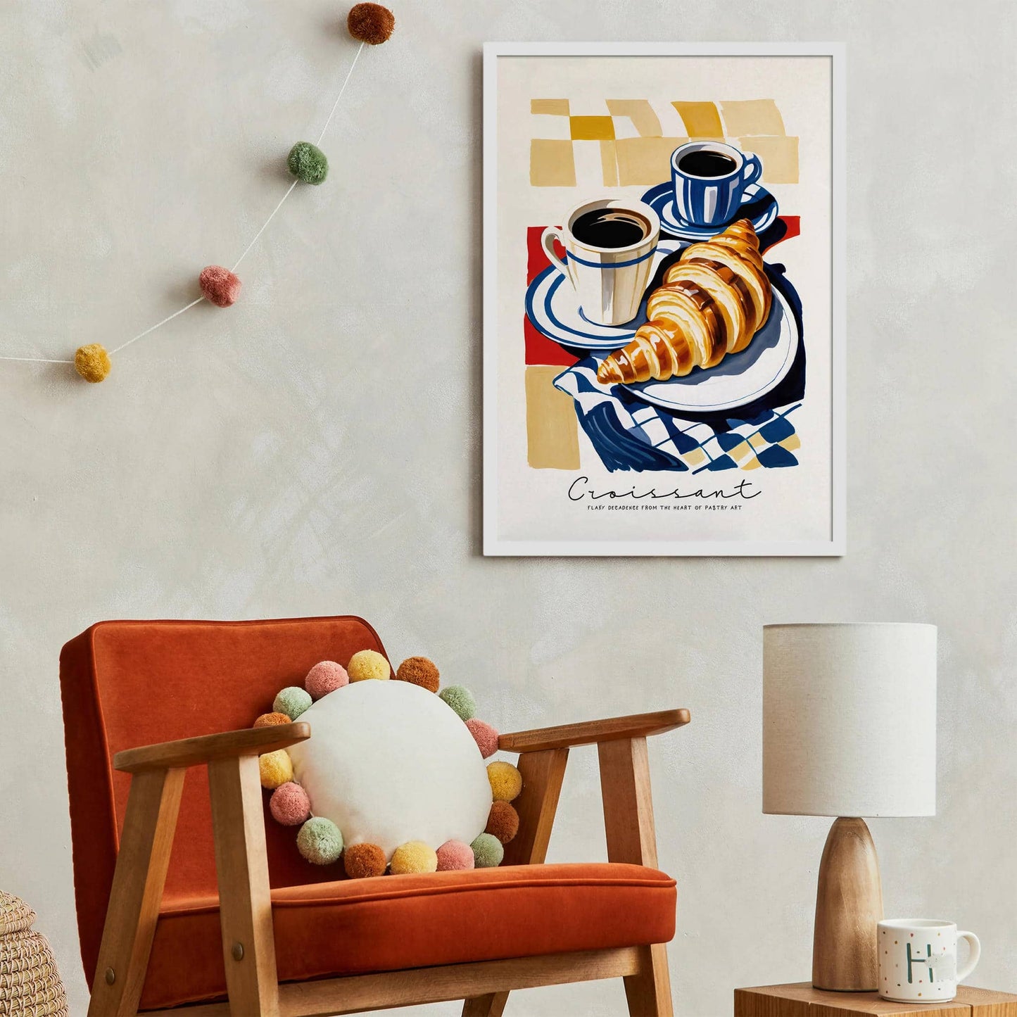 French Breakfast Wall Art Print - HypeSheriff