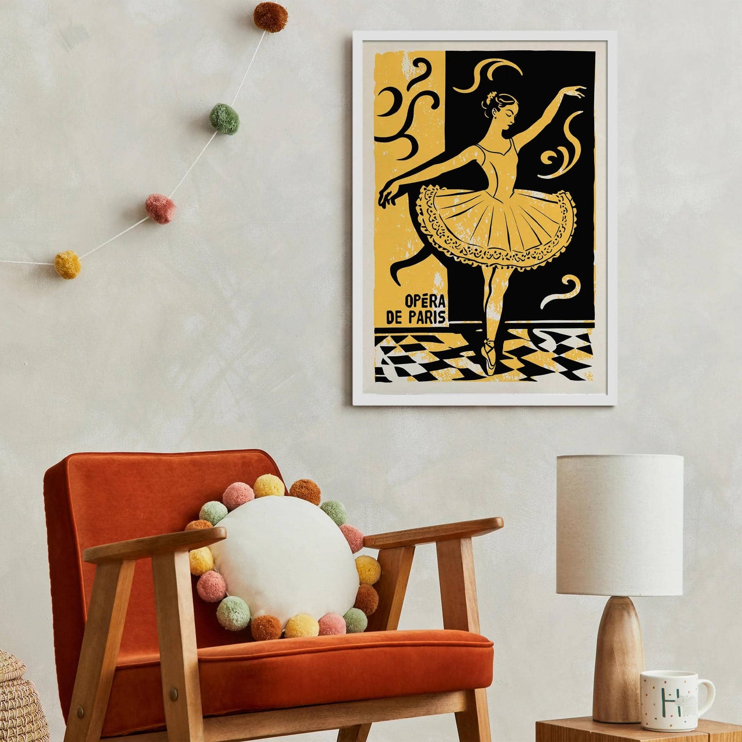 Opera De Paris - Ballerina Art Print - HypeSheriff