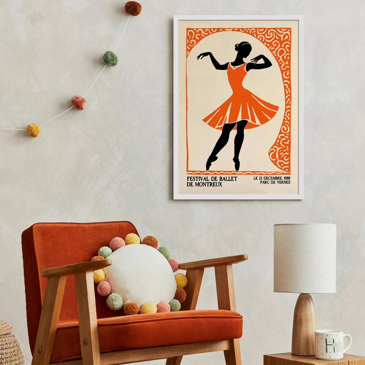 Vintage Ballet Festival Art Print - HypeSheriff