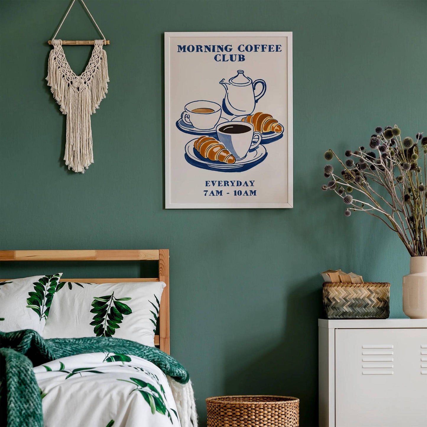 Morning Coffee Club Poster Print