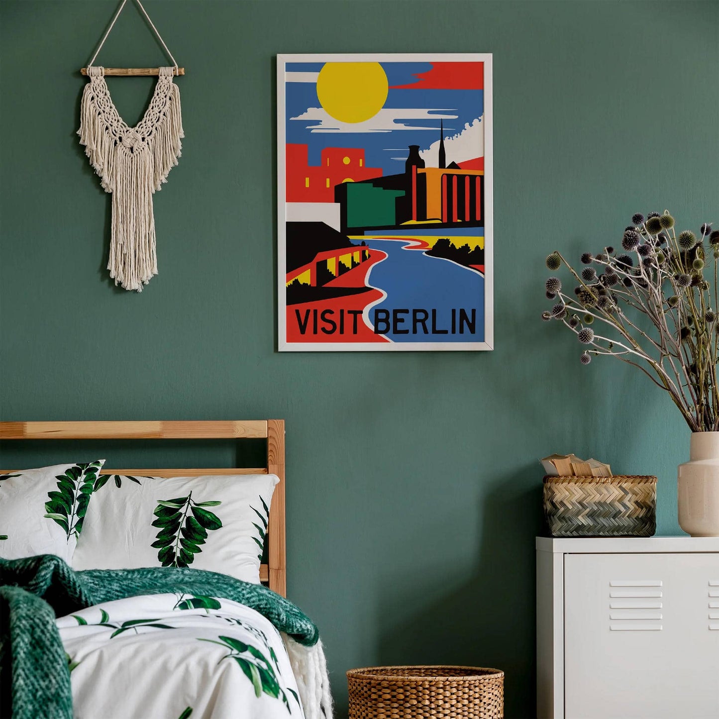 Minimalist Berlin Travel Poster - HypeSheriff