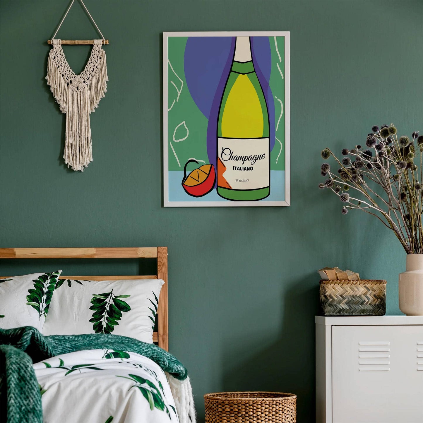 Champagne Italiano Retro Poster - HypeSheriff