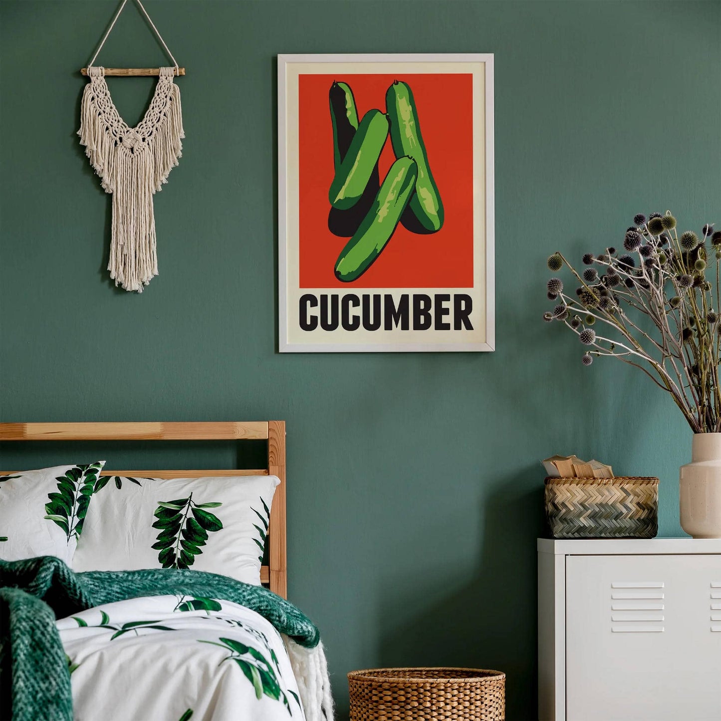 Minimalist Cucumber Poster