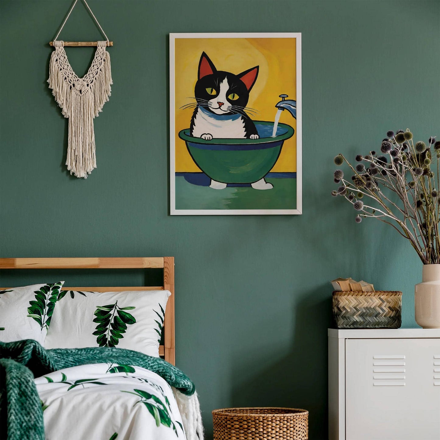 Cat in Bath Cute Poster - HypeSheriff
