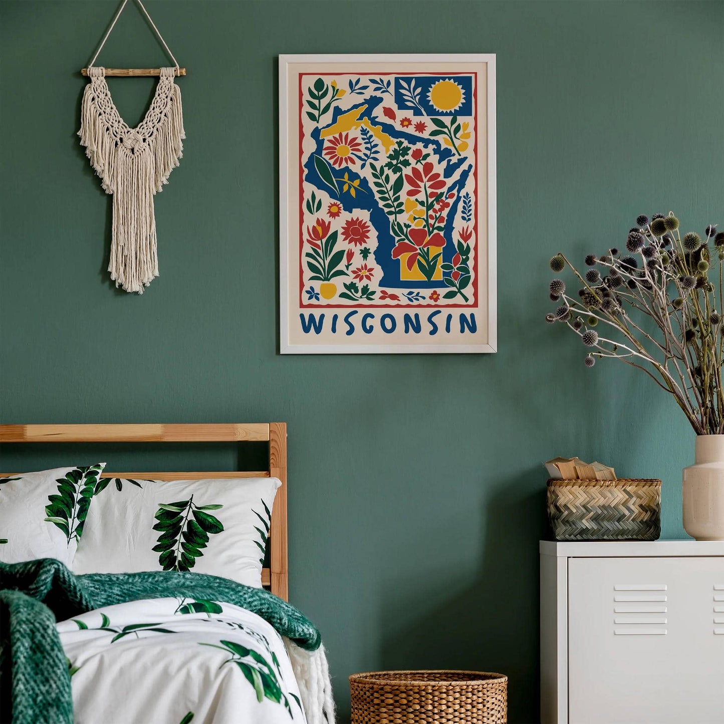Wisconsin Retro Travel Poster - HypeSheriff