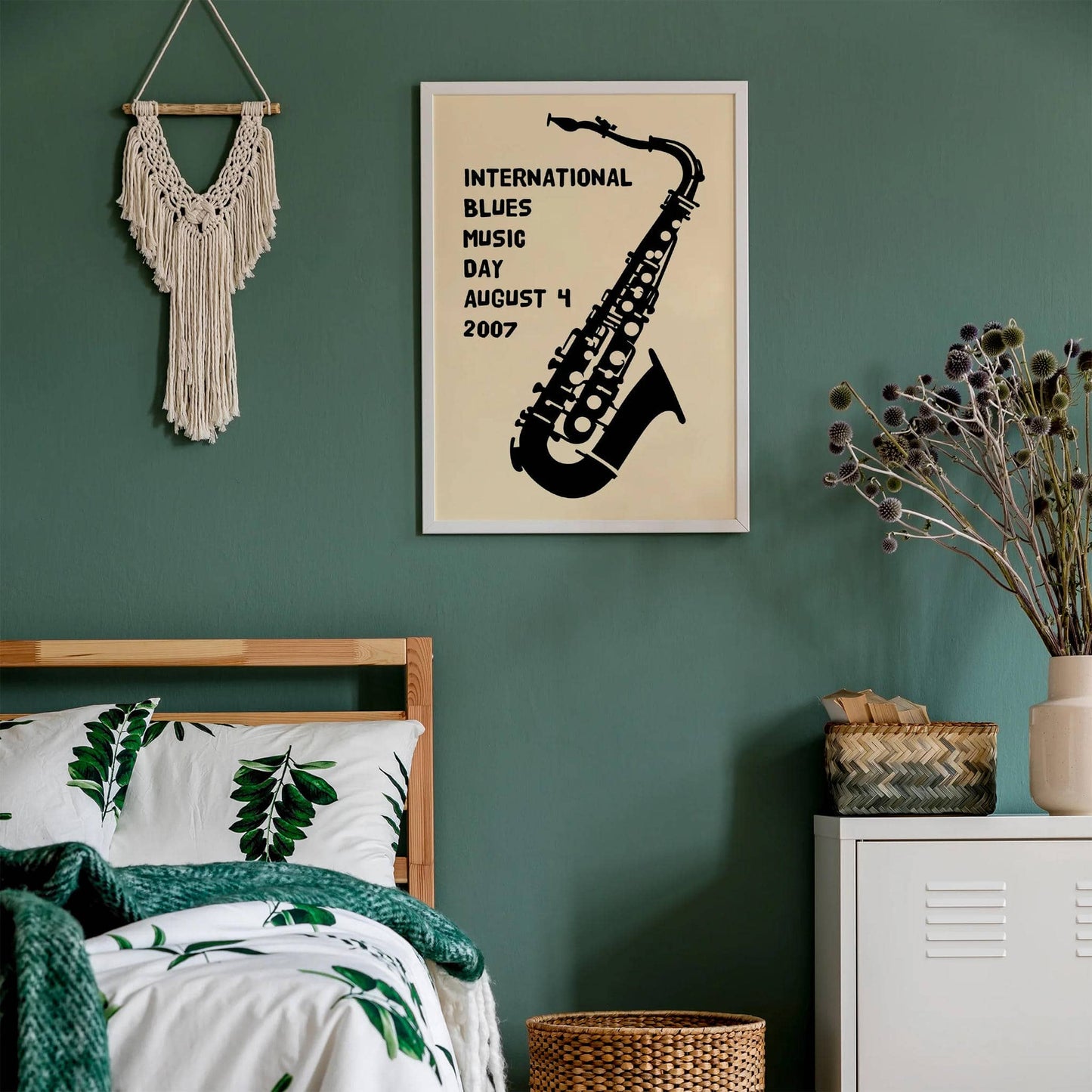 Blues Music Day - Saxophone Poster - HypeSheriff