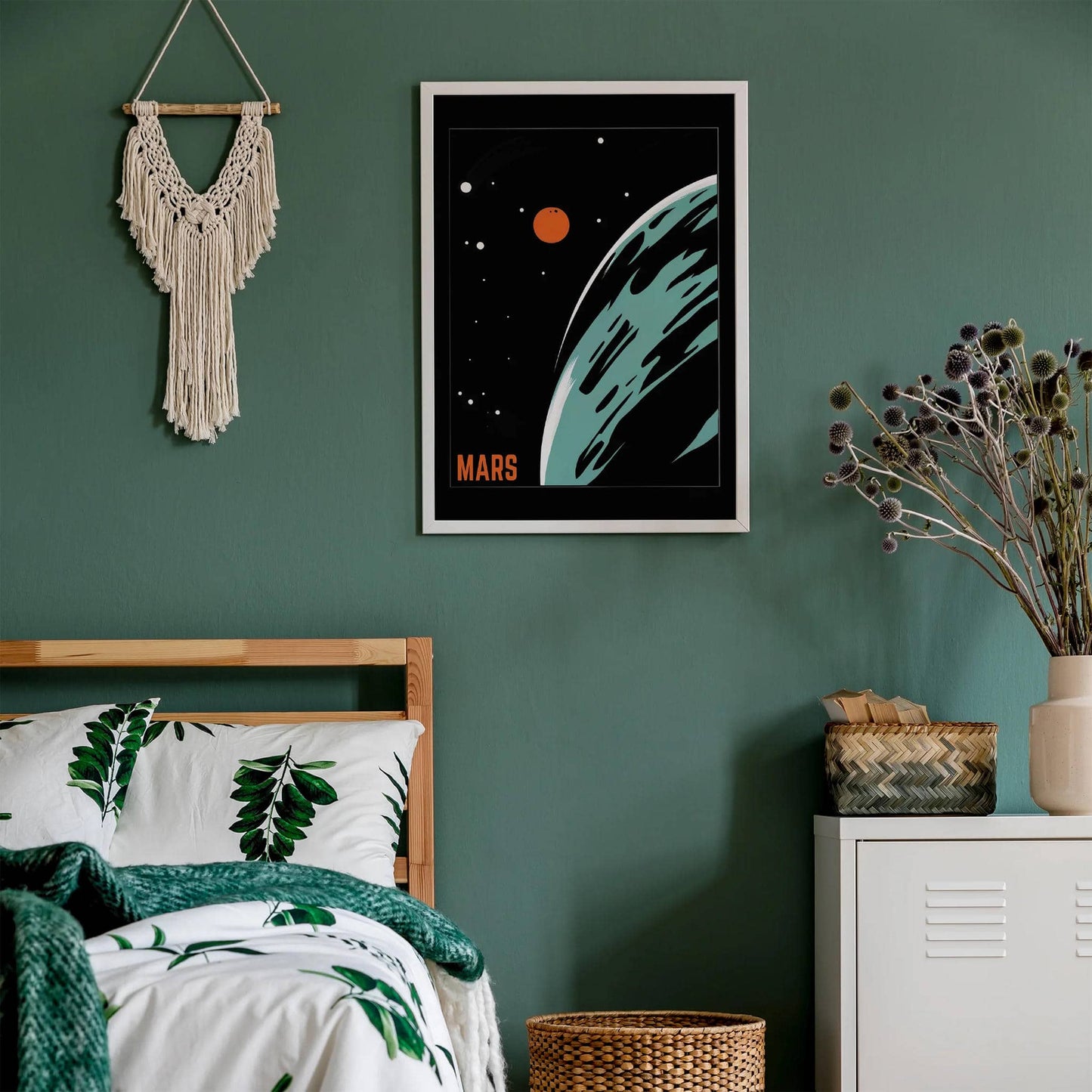 Minimal Planet Mars Poster - HypeSheriff