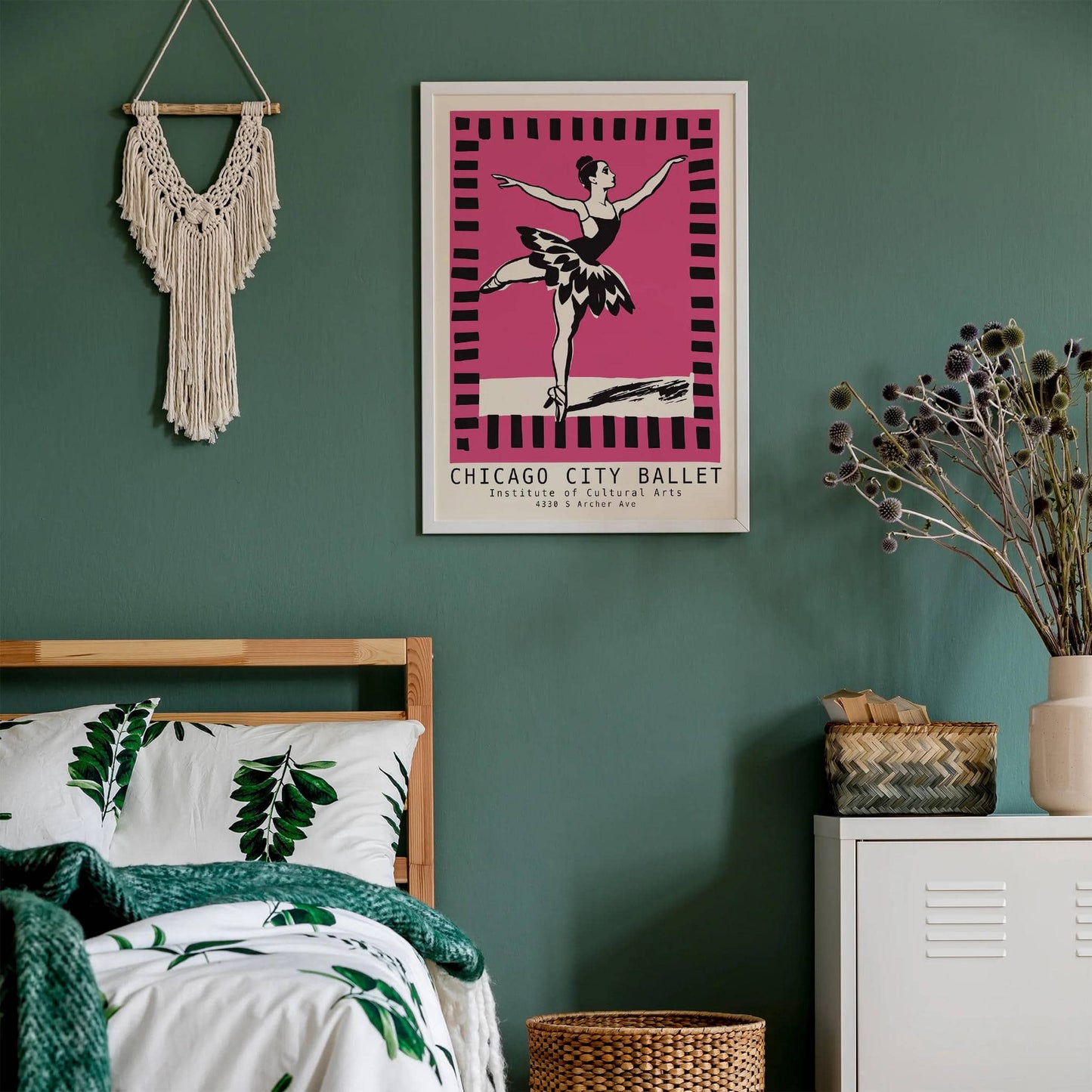 Chicago City Ballet - Retro Ballerina Poster - HypeSheriff