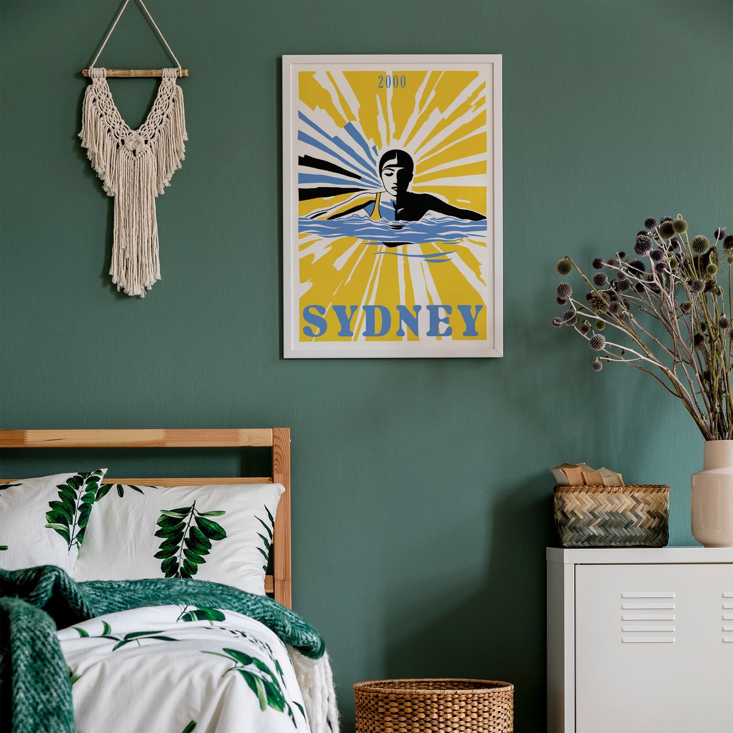 Sydney 2000 Swimmer Wall Art Print