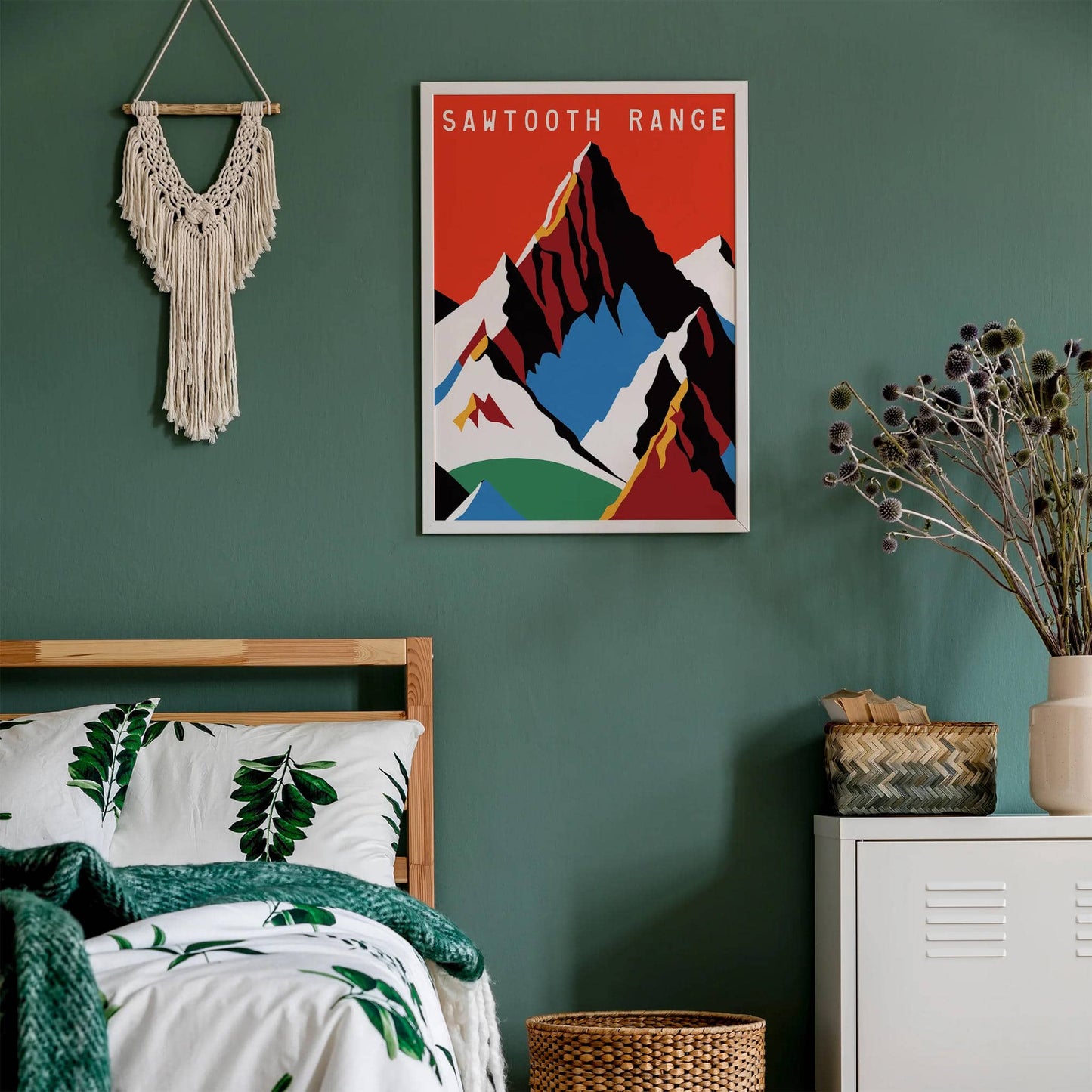 Sawtooth Range Travel Poster - HypeSheriff