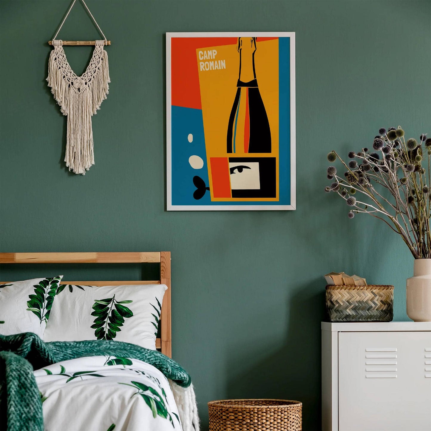 Camp Romain Italian Wine Poster - HypeSheriff