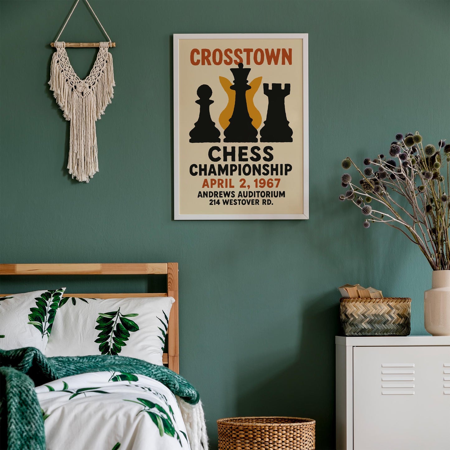 Crosstown Chess Poster Print