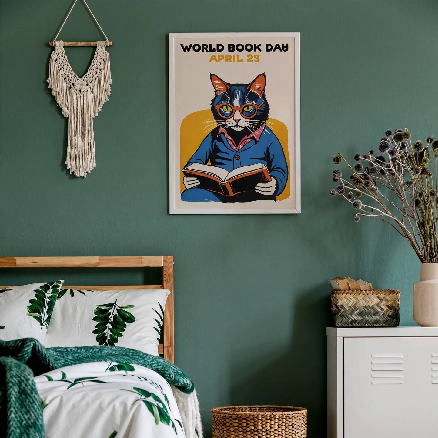 World Book Day Cat Poster