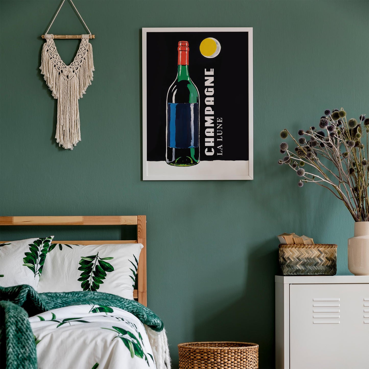 Champagne La Lune Poster